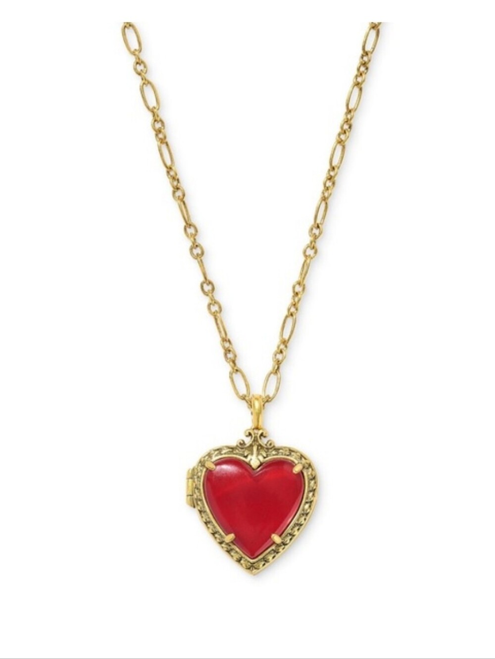 Kendra Scott Disney Snow WhiteVintage Gold Locket NWOT